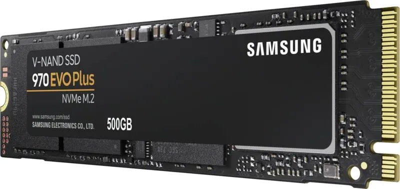 SSD 970 EVO Plus 500GB PCIe Gen3x4 M2.2280 NVMe 1.3 V-NAND   SSDs MZ-V7S500BW