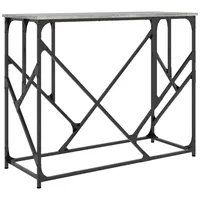 VidaXL Konsolentisch Grau Sonoma 100x40x80 cm Holzwerkstoff