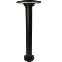 Arnusa LED Solar Gartenleuchte 60 cm moderne Gartenlampe Aluminium