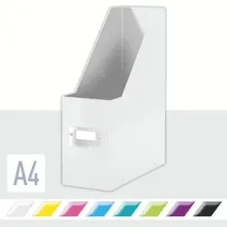 LEITZ Stehsammler A4 Wow weiß 6047-00-01 Click&Store
