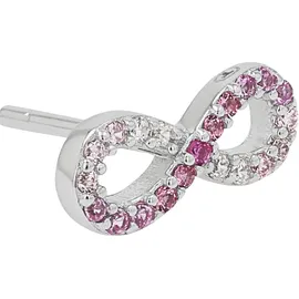 Tom Tailor Ohrstecker Infinity rosa/silber 2100589 4,0 mm