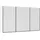 OTTO home Schwebetürenschrank AGORDO 360 x 210 x 62 cm Weiß