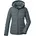 Steppjacke mit abzippbarer Kapuze/Funktionsjacke ist wasserabweisend blaugrau 44