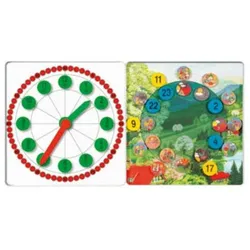 Magnetspiele Spiel, Familienspiel 65042 - Magnetbox: Ein Tag und seine Stunden,..., Lernspiel bunt