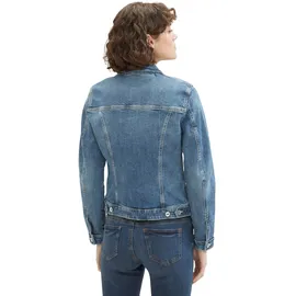 Tom Tailor Authentic Jeansjacke Used Dark Stone Blue Denim S