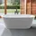 Bette Starlet Oval Silhouette freistehende Badewanne 75 x 165 cm (2720-000CFXXK)