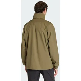 adidas Multi Essentials 2L Regenmantel Herren Olive Strata M