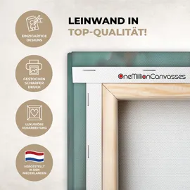 onlywow Leinwand Bilder Abstraktes Porträt XXL 150x100 cm