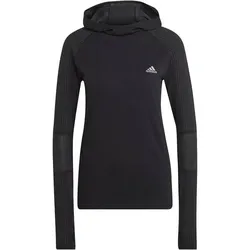 ADIDAS Damen XCITY KNIT LS, BLACK/CARBON/BEAORA, S