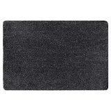 HANSE HOME Clean & Go Fußmatte für Innen und Außen 67x45cm - Fussmatte Schmutzfangmatte Türmatte Waschbar & Wetterfest, rutschfest für Eingangsbereich & Außenbereich – Schwarz Anthrazit