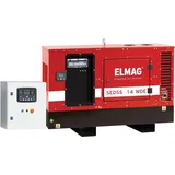 Elmag - Notstrom-Komplettpaket sedss 20WDE-ASS, DIESEL-Stromerzeuger mit kubota V2203M Motor, (super-schallgedämmt) inkl. Start-Stop-Automatik bei