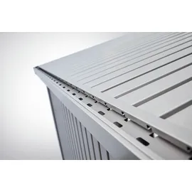 Biohort Panorama P1 2,57 x 1,37 m quarzgrau-metallic Doppeltür