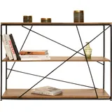 SIT Möbel Bücherregal 120 x 40 x 82 cm Schwarz
