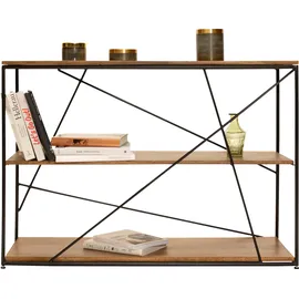 SIT Möbel Bücherregal 120 x 40 x 82 cm Schwarz