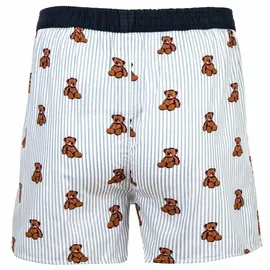 Happy Shorts Boxershorts blau/weiß/mehrfarbig M 2er Pack