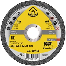 KLINGSPOR A 346 Extra Trennscheibe 125 mm 25 St.