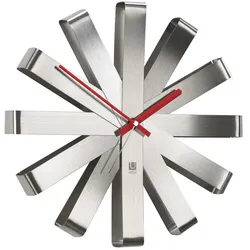 umbra Ribbon moderne gebogene Wand-/Designuhr