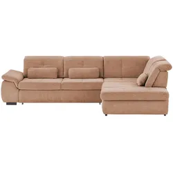 Ecksofa mit Funktion  Perry , braun , Maße (cm): B: 315 H: 85 T: 260.0