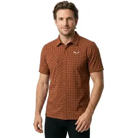Salewa Puez Dry ́ton Kurzarmhemd Bombay Brown S