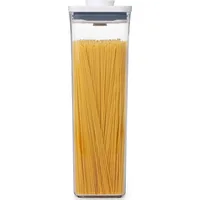 Oxo Good Grips POP-Behälter – luftdichte, stapelbare Aufbewahrungsbox mit Deckel für Lebensmittel – 2,1 l für Spaghetti und mehr, Weiß