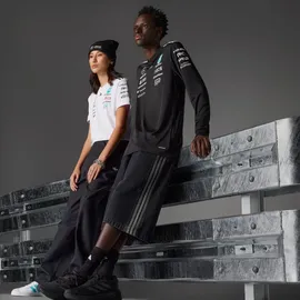 adidas MERCEDES - AMG PETRONAS FORMULA ONE TEAM DRIVER LONGSLEEVE schwarz|weiß XS