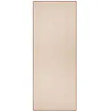 HANSE HOME BT Carpet Bouclé Läufer – Küchenläufer rutschfest Teppichläufer Flachgewebe Kurzflor Teppich Küchenteppich für Flur, Küche, Wohnzimmer, Badezimmer, Bad – Beige, 67x200cm