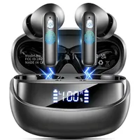 Bluetooth Kopfhörer, Kopfhörer Kabellos Bluetooth 5.4 HiFi Stereo, In Ear Kopfhörer mit ENC Noise Cancelling Mics, IP7 Wasserdicht Ohrhörer, 50 Std Spielzeit Kabellose Kopfhörer mit LED-Anzeige