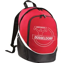 multifanshop Düsseldorf Rucksack 2023 rot/schwarz Unisex one size