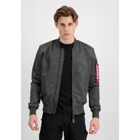 Alpha Industries Regen- und Matschjacke »Alpha Industries Men - Bomber Jackets MA-1 LW AOP Rainbow Ref.«, grau