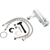 Tyenaza Waschtischarmatur Auto Wasserhahn Infrarotsensor Wasserhahn Kupfer Messing Auto Infrarotsensor heiß und kalt für Badezimmer Küche