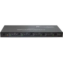 FeinTech VMS04400 HDMI 2.0 Matrix Switch 4x4 mit Scaler 4 in/Out 4K 60Hz Ultra-HD 18Gbps