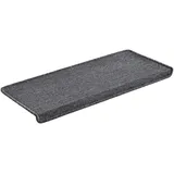 [en.casa] Stufenmatte 65 x 24 cm Dunkelgrau