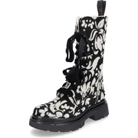 GIO+ Halbschaftstiefel schwarz weiß