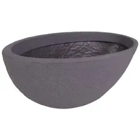 Jelenia Plast Ovaler Pflanzentopf 70 x 40 cm Grau
