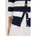 bonprix Strickjacke mit Streifenmuster Blau L