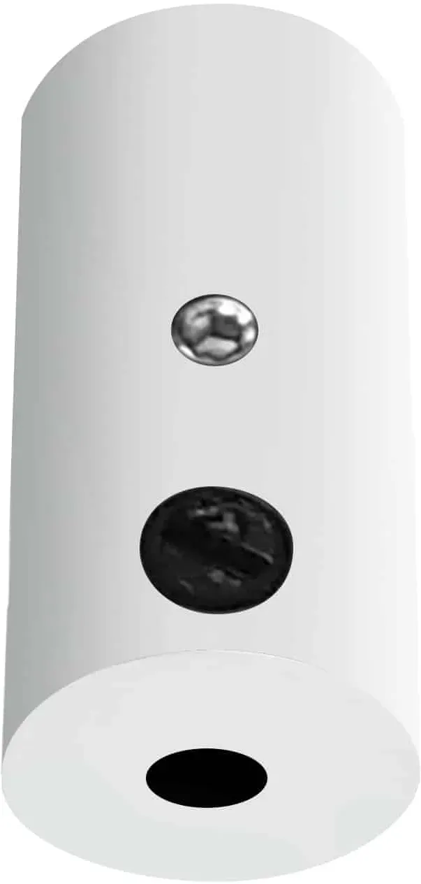 qles DSZ6035 Decken-Stick mit Zugentlastung, für Merten D-Life, Lotosweiß, brillant