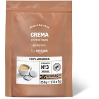 Kaffeepads Crema 100% Arabica Geeignet für Senseo Maschinen Mittlere Röstung ...