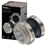 Beurer FC 59 Dual elektrische Gesichtsbürste für porentiefe Reinigung, 3 Aufsätze (Silikon, Sensitiv, Exfoliation), 2 Intensitätsstufen, wasserfest, mit Akku, Gesichtspflege-Gerät für alle Hauttypen