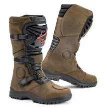 STYLMARTIN Overlander WP wasserdichte Motorrad Stiefel, braun, Größe 40