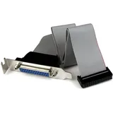 Startech StarTech.com Low Profile IDC 26 (Buchse) auf DB25 (Buchse) Slotblech 40cm - Mainboard Header ICD26 auf Parallel Port DB25 Bracket