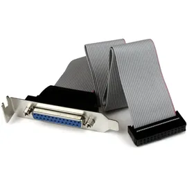 Startech StarTech.com Low Profile IDC 26 (Buchse) auf DB25 (Buchse) Slotblech 40cm - Mainboard Header ICD26 auf Parallel Port DB25 Bracket