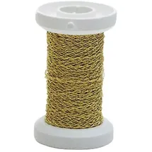 Glorex  Effektdraht goldfarben 0,25 mm x 60 m