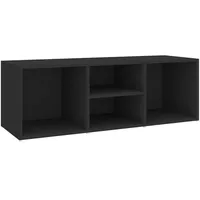 VidaXL Schuhbank Schwarz 105x35x35 cm Holzwerkstoff