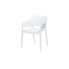 Möbel Kraft Lacona Stapelstuhl 55 x 54,5 x 77,5 cm schwarz/weiß