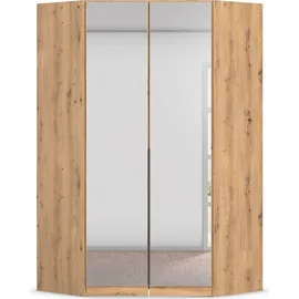 OTTO home Eckkleiderschrank AGORDO 117 x 210 x 117 cm Braun