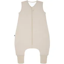 EMMA & NOAH Baby Schlafsack mit Füßen Essential Beige 90