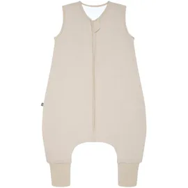EMMA & NOAH Baby Schlafsack mit Füßen Essential Beige 90
