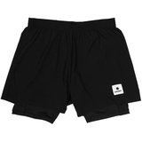 Saysky Herren Pace 2 in 1 Shorts 5 Inc schwarz