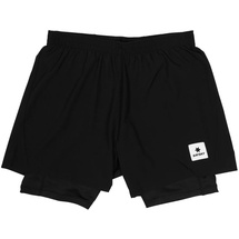 Saysky Herren Pace 2 in 1 Shorts 5 Inc schwarz