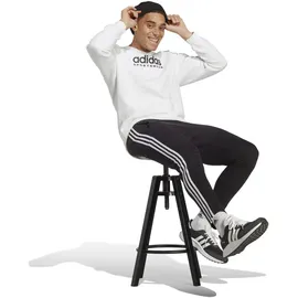 adidas Essentials 3-Streifen Jogginghose Schwarz S